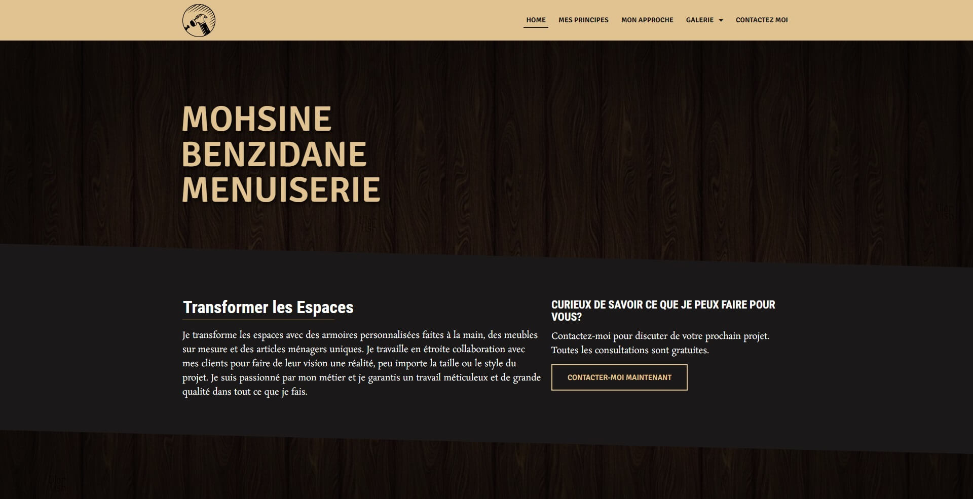 mohsine benzidane carpentry desktop pre