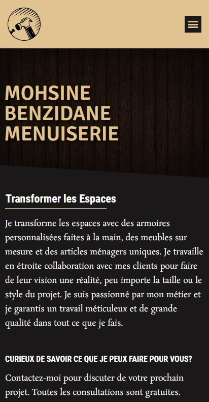 mohsine benzidane carpentry mobile pre
